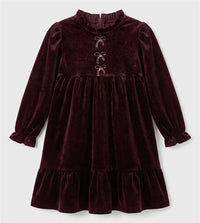 Velour Ruffle Robe