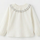 Scallop Collar Blouse