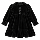 Velour Ruffle Robe
