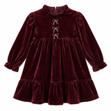 Velour Ruffle Robe