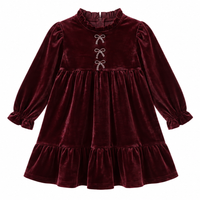 Velour Ruffle Robe