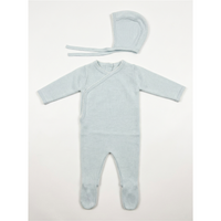 Fake Wrap Knit Footie