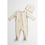 Balloon Goose Print Footie