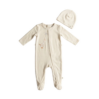 Balloon Goose Print Footie