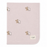 Bear & Bunny Print Blanket