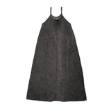 Denim Maxi Slip Dress