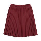 Knife Pleated Suspender Skirt