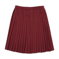 Knife Pleated Suspender Skirt