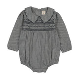 Plaid Edition Girls Romper
