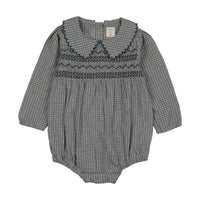 Plaid Edition Girls Romper