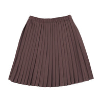 Knife Pleated Suspender Skirt