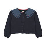Sweet Campaign Sailor Collar Cardigan