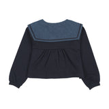 Sweet Campaign Sailor Collar Cardigan