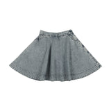 Denim Flared Skirt