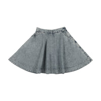 Denim Flared Skirt