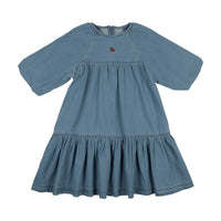 Denim Capsule Dress 3/4 Sleeve